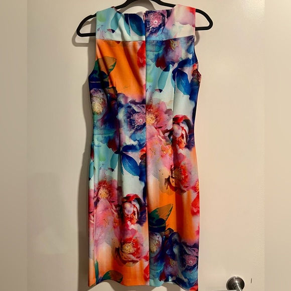 Multicolor flowered Calvin Klein Dress - Picture 2 of 3